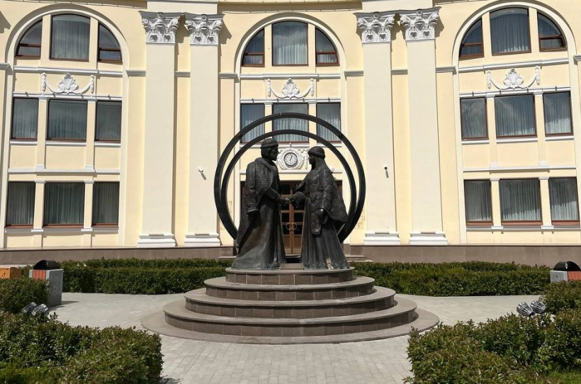 Скульптурная композиция «Венчание Великого князя Михаила Ярославича Тверского и княгини Анны Дмитриевны Кашинской» — фото-623_1