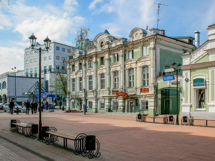 Трехсвятская улица в твери фото