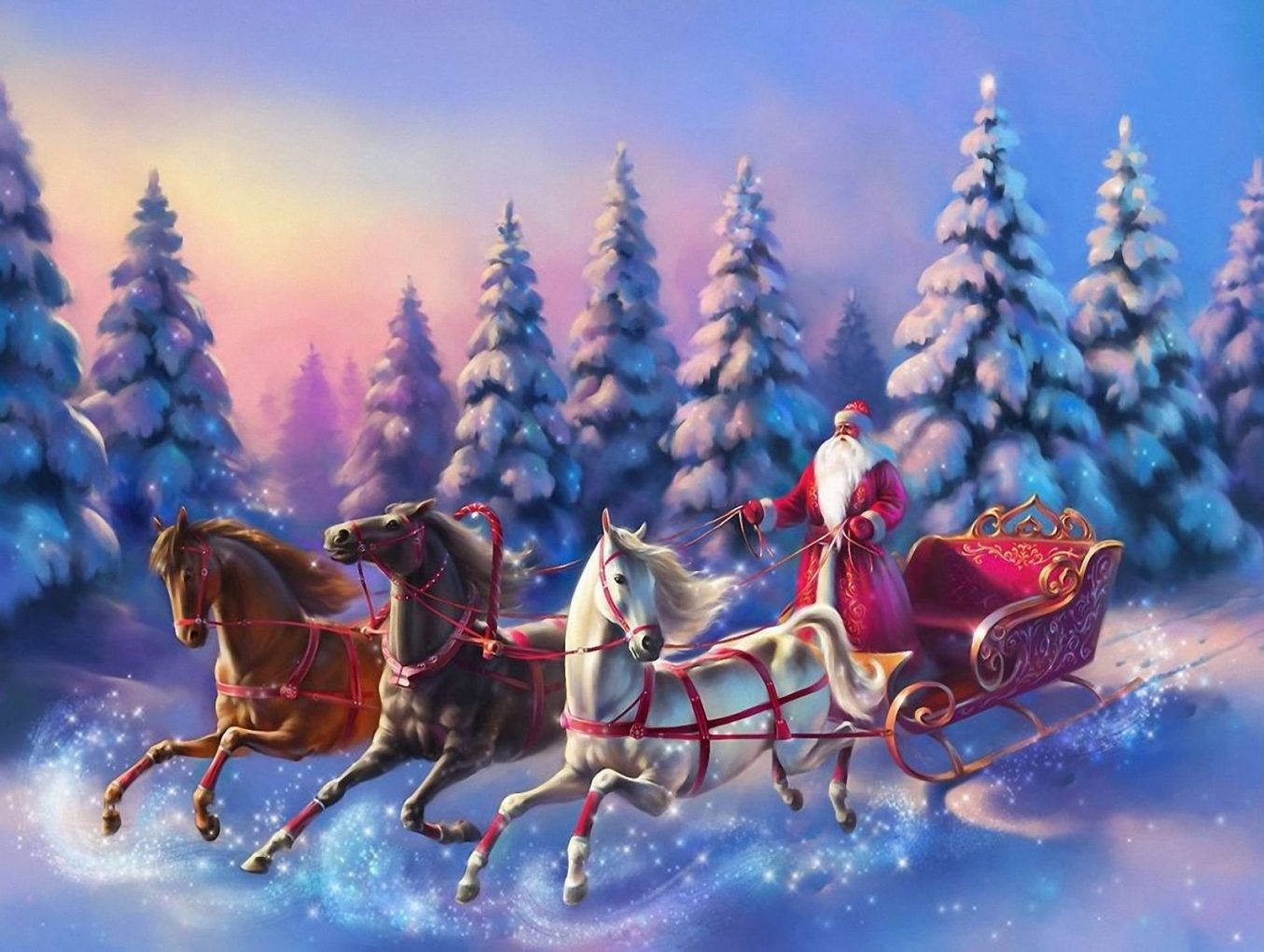 Торжественный приезд Деда Мороза и Снегурочки | 24 декабря - 12:00 - 16:00