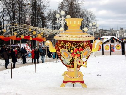 On Sunday, February 18, in the City Garden there will be folk festivals "Wide Tver Maslenitsa"